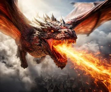 Création visuelle IA — Dragon